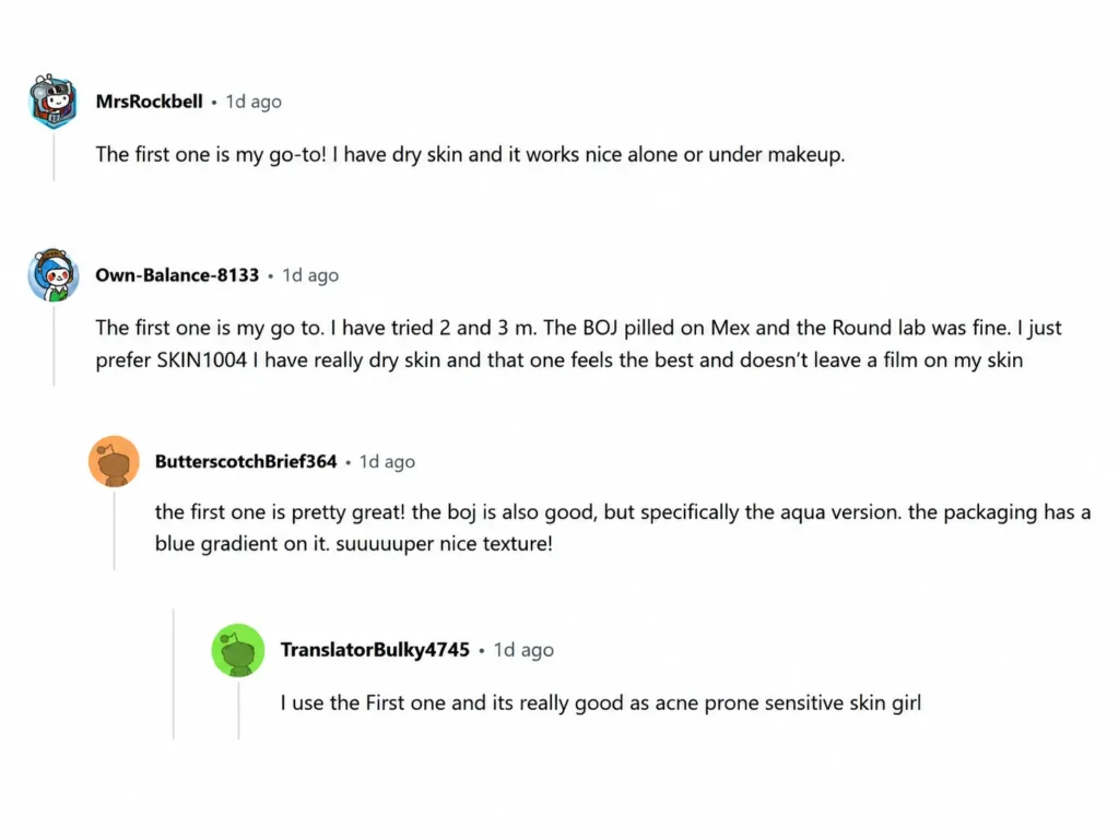 Reddit users recommend the best Korean sunscreen for sensitive skin, sharing reviews on gentle SPF 50 PA++++ options