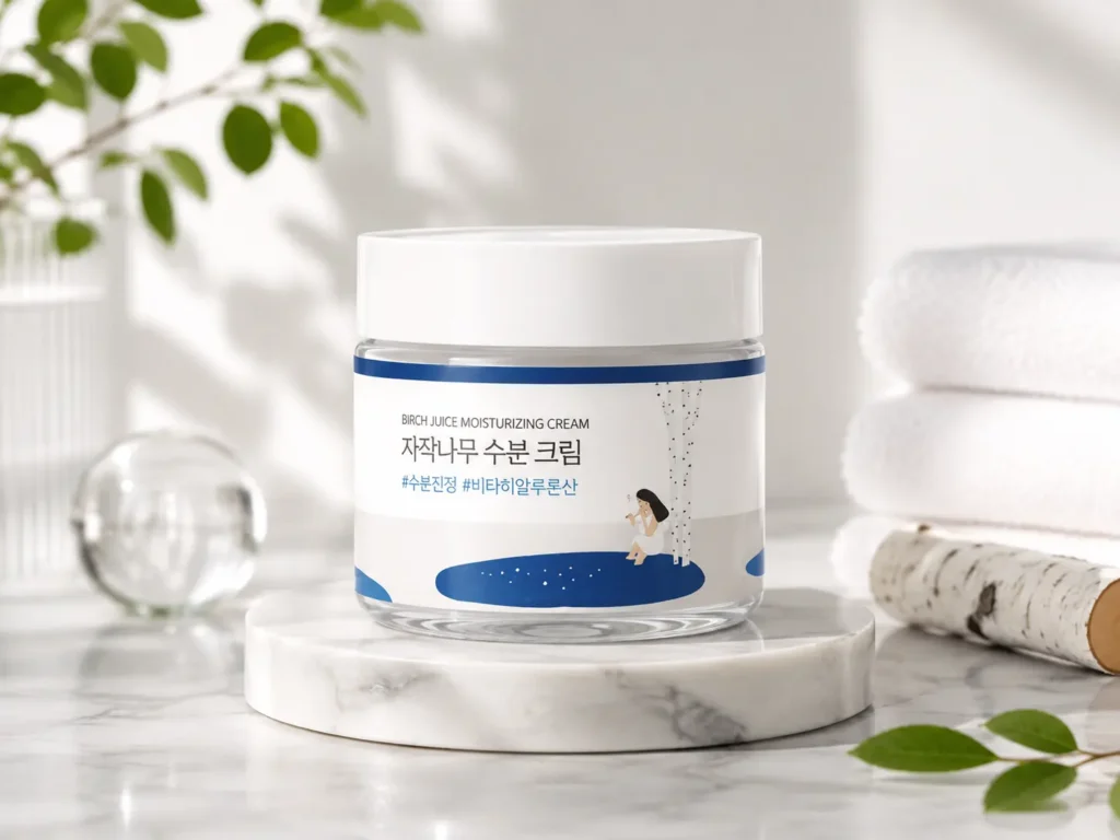 Birch Juice Moisturizing Cream, a Korean moisturizer for dry skin with birch sap and hyaluronic acid